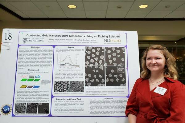 Hailey Presents Poster At Research Symposium 2021